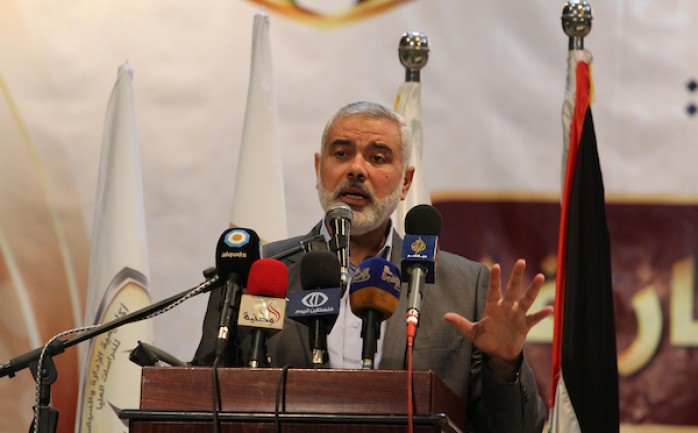 رئيس المكتب السياسي لحركة المقاومة الإسلامية (حماس) إسماعيل هنية